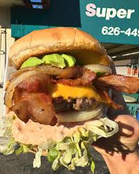 Super Burger signature dishes Teriyaki Beef Burger, Burger Joint, Chili Cheese Fries.